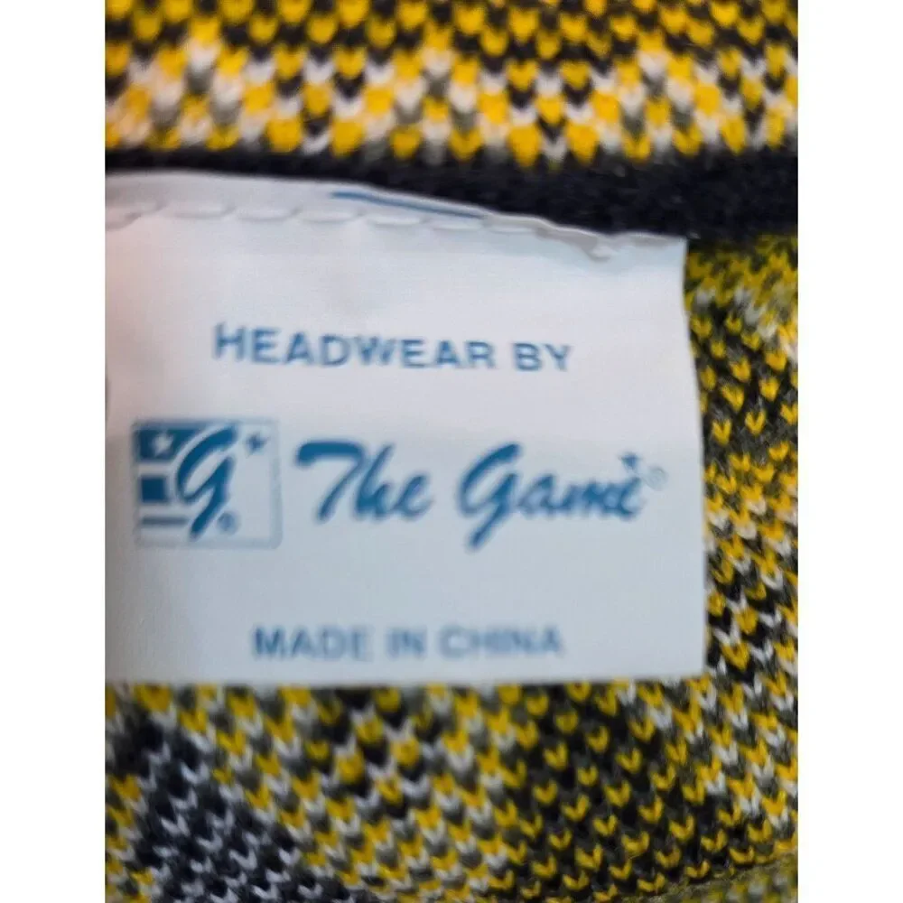 Southwestern Pattern Acrylic Scarf By The Game W/ Yellow N Logo